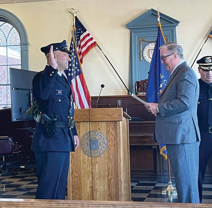 Officer Bruno Promoted To Sergeant Cranston Herald